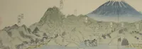 An illustration from Striking Views of Mount Fuji (Fuyō kikan) (1828)