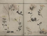 Picture 22 of 30 from Abbreviated Drawing Styles (Ryakuga shiki 略画式 (人物) (Figures) (1795), leaf 24