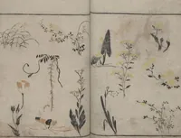 An illustration from Abbreviated Drawing Styles (Ryakuga shiki 略画式 (人物) (Figures) (1795)