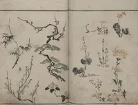 An illustration from Abbreviated Drawing Styles (Ryakuga shiki 略画式 (人物) (Figures) (1795)