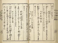 An illustration from Handbook of Fashionable Cuisine for the Epicures of Edo (Edo ryūkō ryōri tsū taizen) (1822)