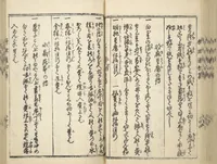 An illustration from Handbook of Fashionable Cuisine for the Epicures of Edo (Edo ryūkō ryōri tsū taizen) (1822)