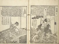 An illustration from Mixed Verses on Jōruri (Puppet Theater) (Ehon jōruri zekku) (1815)