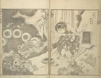 An illustration from Picture Book on Heroes of China and Japan (Ehon wakan no homare) (1850)