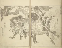 An illustration from Picture Book on Heroes of China and Japan (Ehon wakan no homare) (1850)
