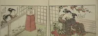 An illustration from Picture Book of the Eternal Pines (Ehon chiyo no matsu) (1767)