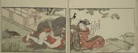 An illustration from Picture Book of the Eternal Pines (Ehon chiyo no matsu) (1767)