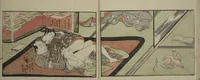 An illustration from Picture Book of the Eternal Pines (Ehon chiyo no matsu) (1767)