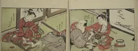 An illustration from Picture Book of the Eternal Pines (Ehon chiyo no matsu) (1767)