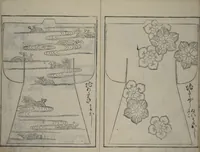 Picture 8 of 14 from Contemporary Kimono Patterns (Tōsei hiinagata) (1677), leaf 12