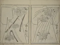 Picture 5 of 14 from Contemporary Kimono Patterns (Tōsei hiinagata) (1677), leaf 8