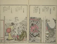 An illustration from Fine Views of the Eastern Capital at a Glance (Tōto meisho ichiran) : [volume 2] (1800)