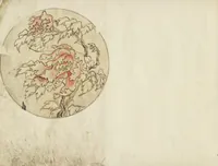 An illustration from Album of Sketches for Lacquer Decoration (Makie 蒔絵) (1850)