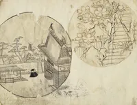 An illustration from Album of Sketches for Lacquer Decoration (Makie 蒔絵) (1850)