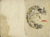 An illustration from Album of Sketches for Lacquer Decoration (Makie 蒔絵) (1850)