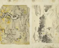 Picture 17 of 21 from Album of Sketches for Lacquer Decoration (Makie 蒔絵) (1850), leaf 50
