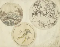 An illustration from Album of Sketches for Lacquer Decoration (Makie 蒔絵) (1850)