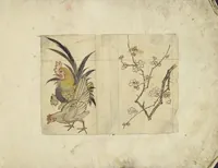 An illustration from Album of Sketches for Lacquer Decoration (Makie 蒔絵) (1850)