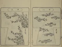 An illustration from Book of Kosode Patterns (Hiinagata Ise no umi) (1751)