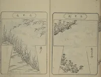 An illustration from Book of Kosode Patterns (Hiinagata Ise no umi) (1751)