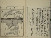 An illustration from Book of Kosode Patterns (Hiinagata Ise no umi) (1751)
