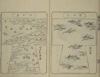 An illustration from Book of Kosode Patterns (Hiinagata Ise no umi) (1751)