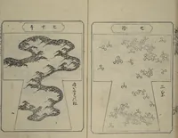 An illustration from Book of Kosode Patterns (Hiinagata Ise no umi) (1751)