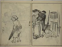 An illustration from The Nantei Picture Album, Supplementary Volume (Nantei gafu) : [volume 1] (1804)
