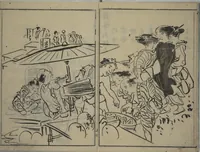 An illustration from The Nantei Picture Album, Supplementary Volume (Nantei gafu) : [volume 1] (1804)