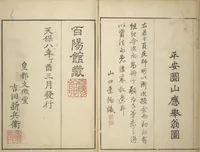 An illustration from Picture Album by Old Man Maruyama (En'ō gafu) : [volume 2] (1837)