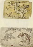 An illustration from Album of Sketches for Lacquer Decoration (Makie 蒔絵) (1840)