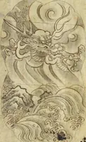 An illustration from Album of Sketches for Lacquer Decoration (Makie 蒔絵) (1840)