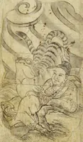 Picture 13 of 21 from Album of Sketches for Lacquer Decoration (Makie 蒔絵) (1840), leaf 18