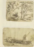 Picture 4 of 21 from Album of Sketches for Lacquer Decoration (Makie 蒔絵) (1840), leaf 6
