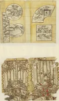 An illustration from Album of Sketches for Lacquer Decoration (Makie 蒔絵) (1840)