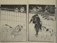 An illustration from Loyal Songs of Itako (Chūkō itakobushi) : [volume 4] (1809)