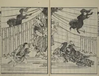 An illustration from Loyal Songs of Itako (Chūkō itakobushi) : [volume 5] (1809)