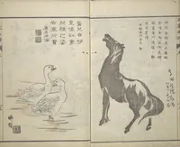 Picture 9 of 21 from Pictures by Famous Artists (Meika gafu) : [volume 1] (1812), leaf 14