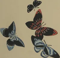 An illustration from A Thousand Butterflies (Chō senshu) : [volume 1] (1903)