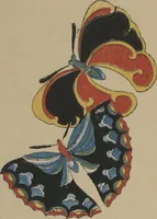 An illustration from A Thousand Butterflies (Chō senshu) : [volume 1] (1903)