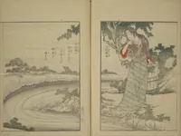 An illustration from Picture Book of the Wisteria Trousers (Ehon fujibakama) : [volume 2] (1823)