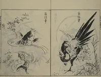 An illustration from A Garden of Celebrated Japanese and Chinese Paintings (Wakan meigaen) : [volume 5] (1750)