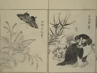 An illustration from A Garden of Celebrated Japanese and Chinese Paintings (Wakan meigaen) : [volume 1] (1750)