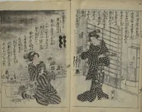 An illustration from Chaps. 4, 5 of Legends of the Dog Warriors (Hakkenden) : [volume 2] (1860)