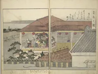 An illustration from Yoshiwara Picture Book of New Year’s Festivities (Seirō ehon nenjū gyōji) : [volume 2] (1804)