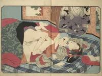 An illustration from Floating Bridge of Heaven (Ama no ukihashi) : [volume 1] (1830)