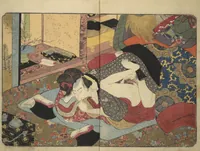 An illustration from Floating Bridge of Heaven (Ama no ukihashi) : [volume 1] (1830)