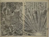An illustration from Chaps. 4, 5 of Legends of the Dog Warriors (Hakkenden) : [volume 1] (1860)