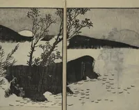 An illustration from Soken Landscape Picture Album (Soken sansui gafu) : [volume 2] (1818)