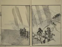 An illustration from Soken Landscape Picture Album (Soken sansui gafu) : [volume 2] (1818)